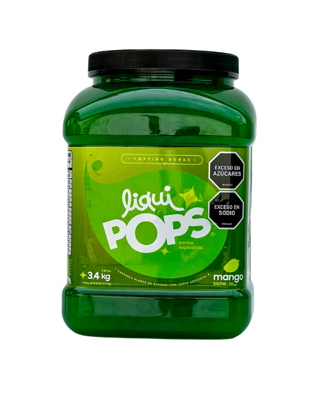LiquiPops — perlas explosivas liquipops sabor a mango biche x 3400 gr  1